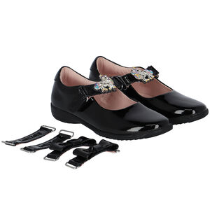 Girls Black Patent Leather Shoes