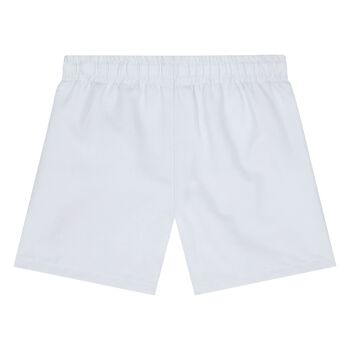 شورت اولاد بالشعار باللون الازرق