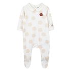 Ivory & Beige Boke Flower Babygrow Gift Set, 1, hi-res