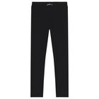 Girls Black Logo Leggings Set, 1, hi-res