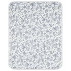 Baby Boys Ivory & Navy Blue Toile De Jouy Blanket, 1, hi-res