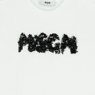 Girls White Logo T-Shirt, 1, hi-res