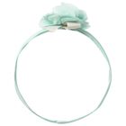 Baby Girls Green Flower Headband, 2, hi-res