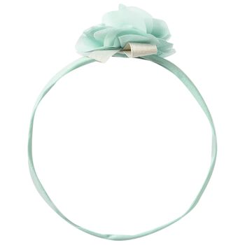 Baby Girls Green Flower Headband