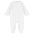 Baby Girls Pink Bunny Babygrow, 2, hi-res