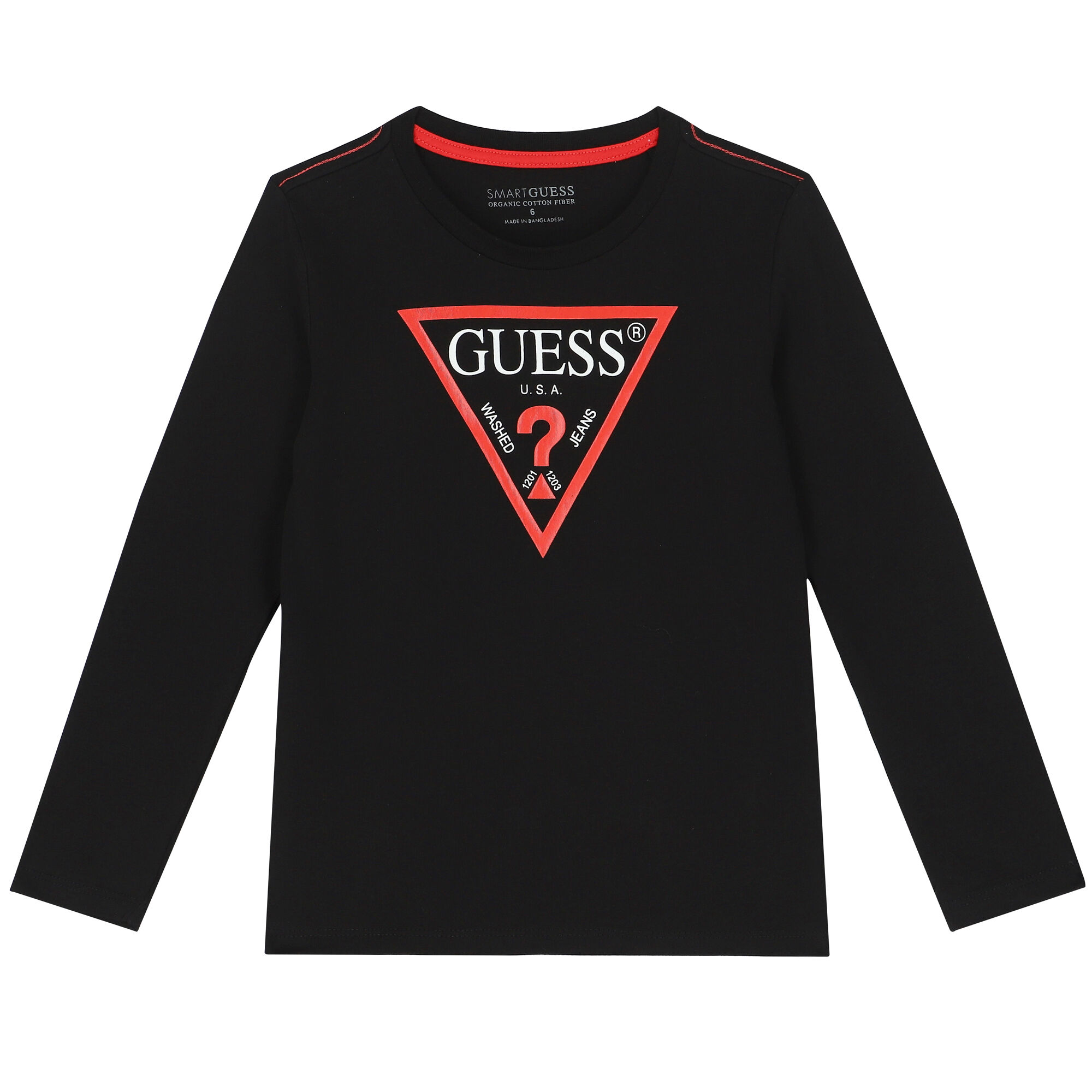 Guess long sleeve t shirt clearance