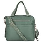 Green Logo Baby Changing Bag, 1, hi-res