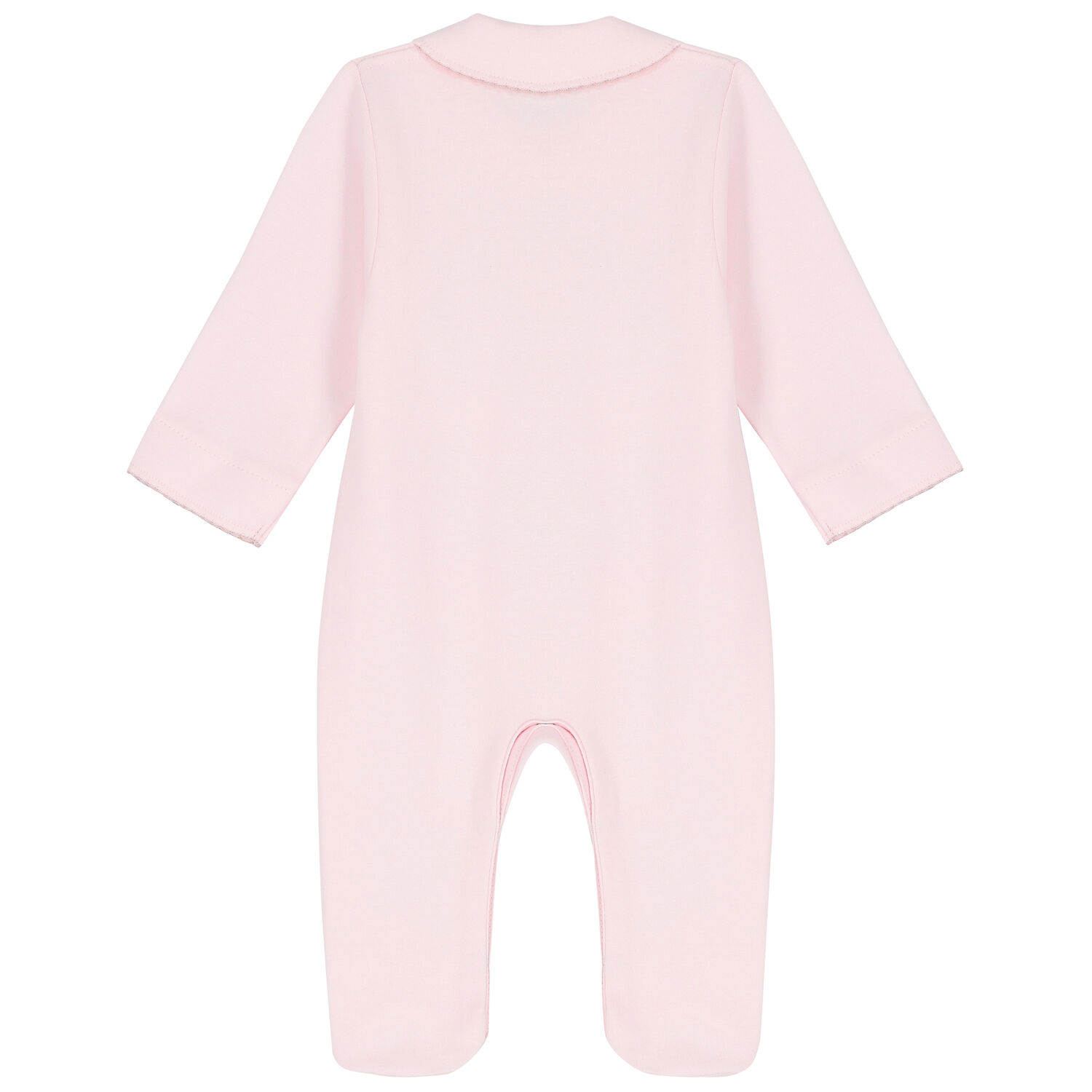 Baby Girls Pink Hearts Babygrow, 1, hi-res