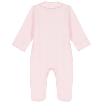 Baby Girls Pink Hearts Babygrow