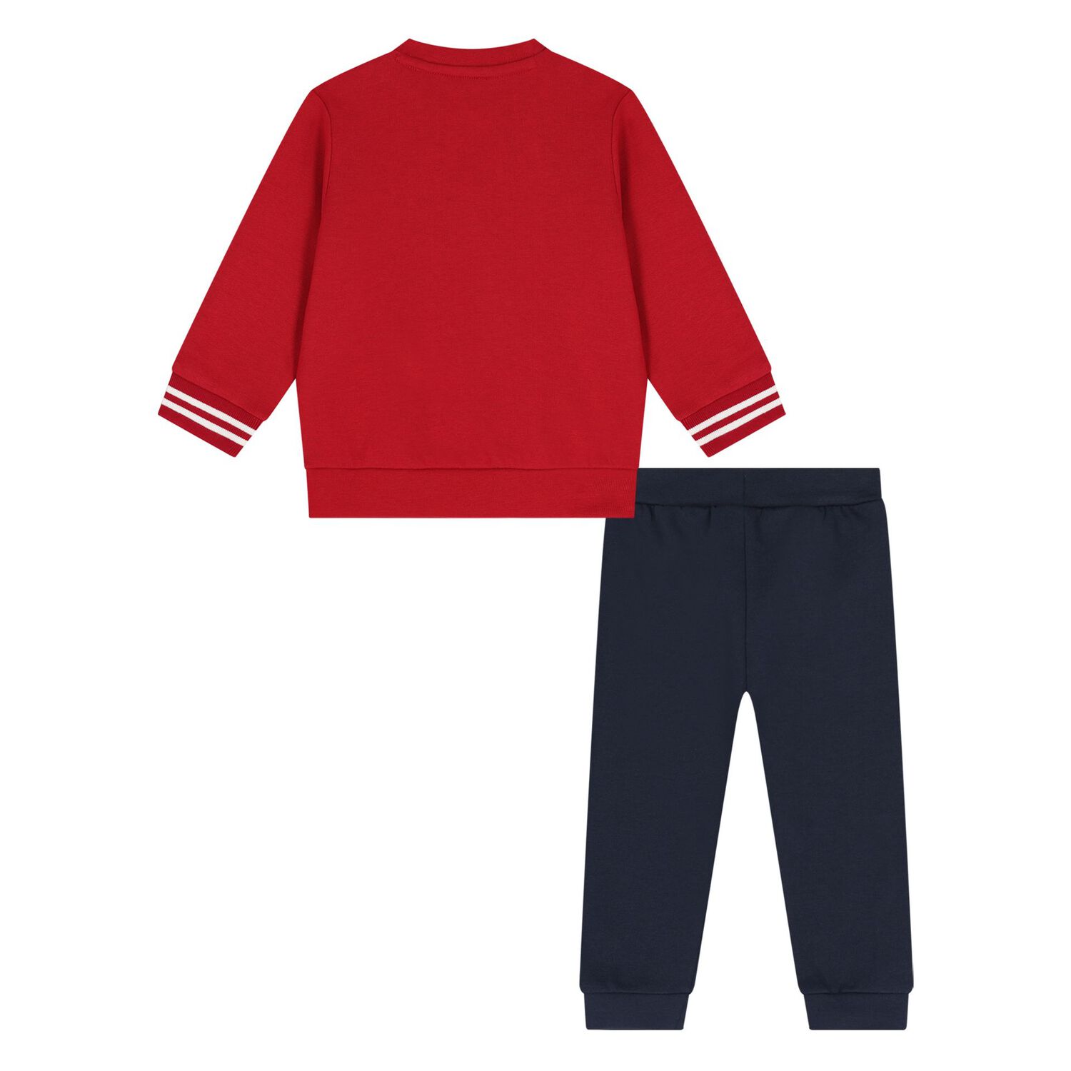 Younger Boys Red & Navy Blue Tracksuit, 2, hi-res image number null