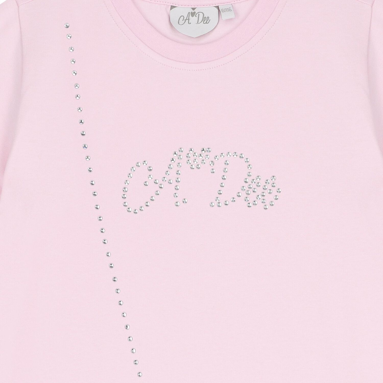 Girls Pink Cotton Bag Print Dress, 1, hi-res image number null