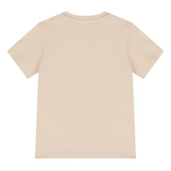 Younger Boys Beige Medusa T-Shirt