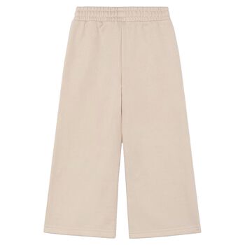 Girls Beige Joggers