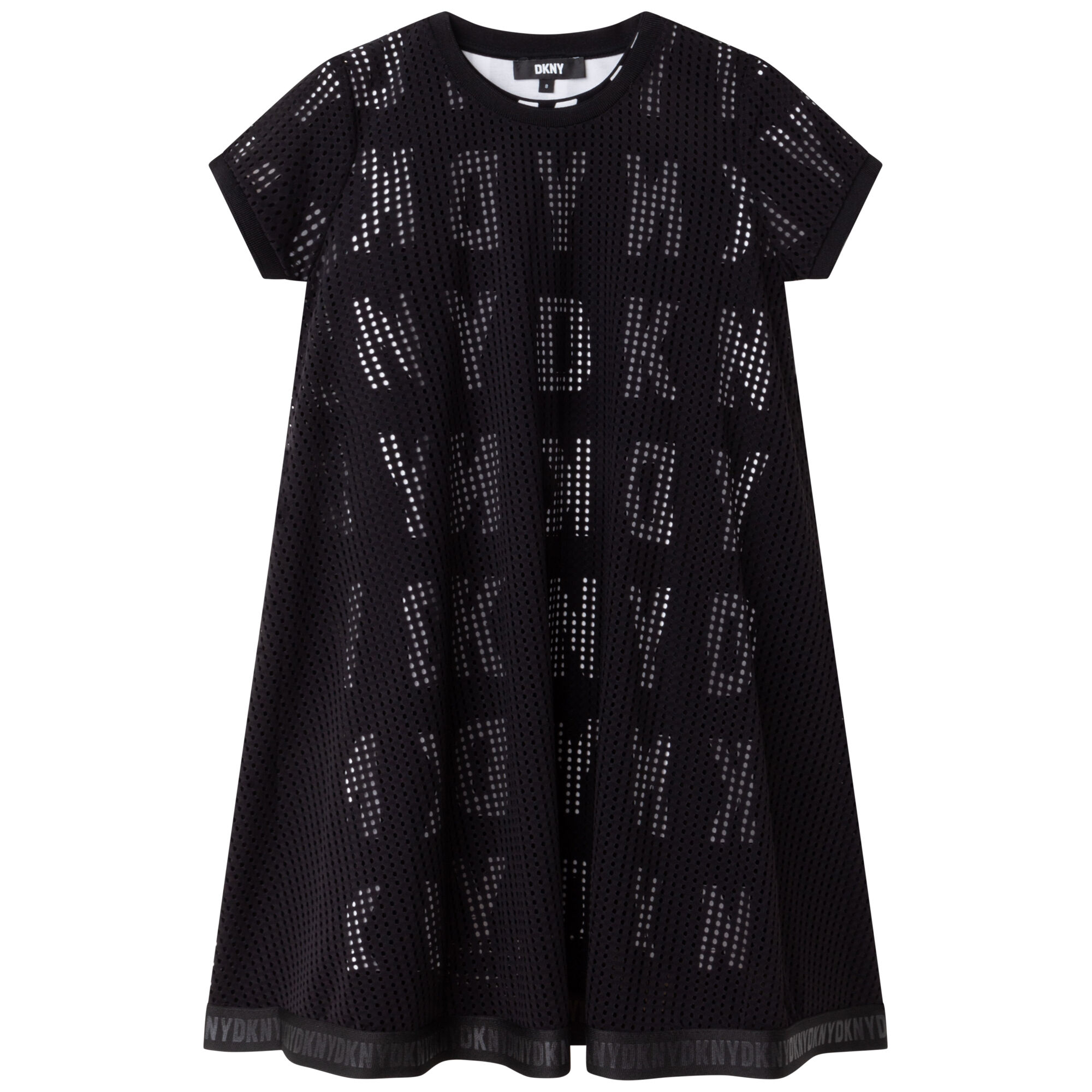 Dkny dress black and white hot sale