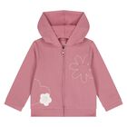 Younger Girls Pink & Ivory Tracksuit Set, 1, hi-res