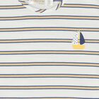 طقم شورت للأطفال البنات بالألوان الأبيض والأزرق والأصفر (عبوة من قطعتين), 1, hi-res