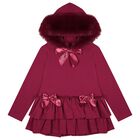 Girls Burgundy Leggings Set, 1, hi-res