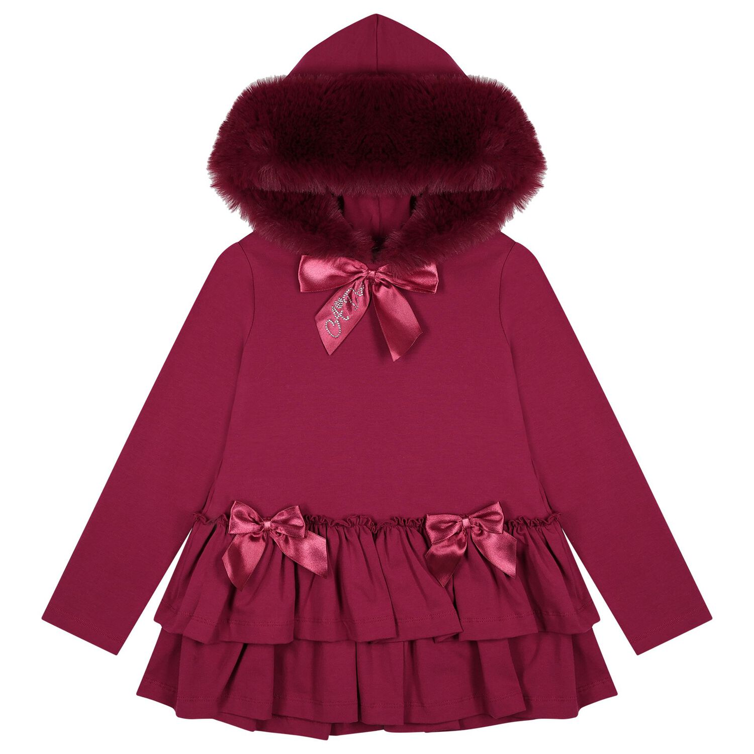 Girls Burgundy Leggings Set, 1, hi-res