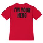 Boys Red Marvel T-Shirt, 1, hi-res