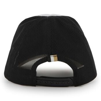 Boys White, Black & Beige Logo Cap