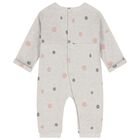 Baby Girls Grey & Pink Romper Set, 1, hi-res
