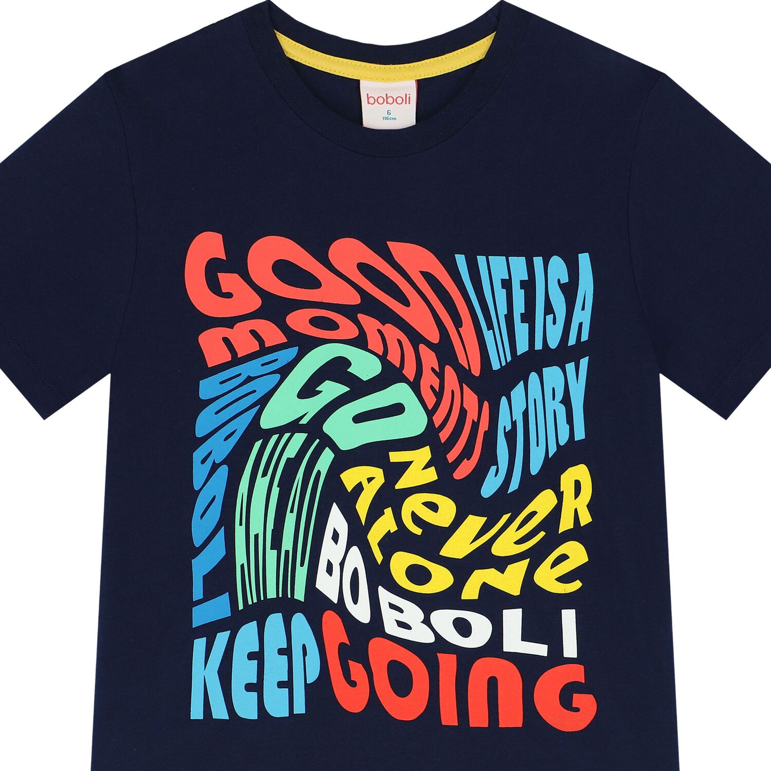 تيشيرت أولاد باللون الكحلى, 1, hi-res