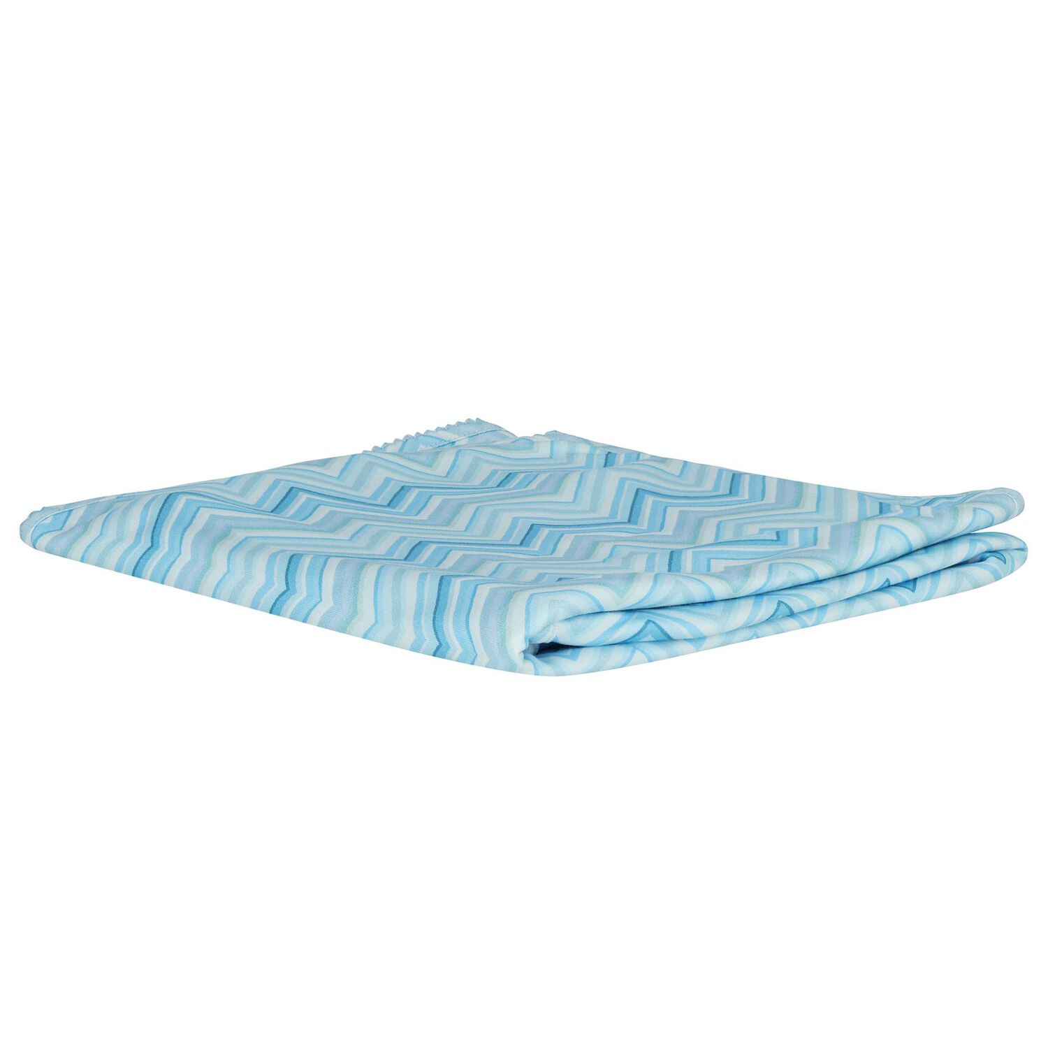 Baby Boys Blue Zig Zag Baby Blanket, 5, hi-res