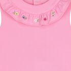 طقم شورت باللون الأبيض و الوردي للبنات (عبوة من قطعتين), 3, hi-res