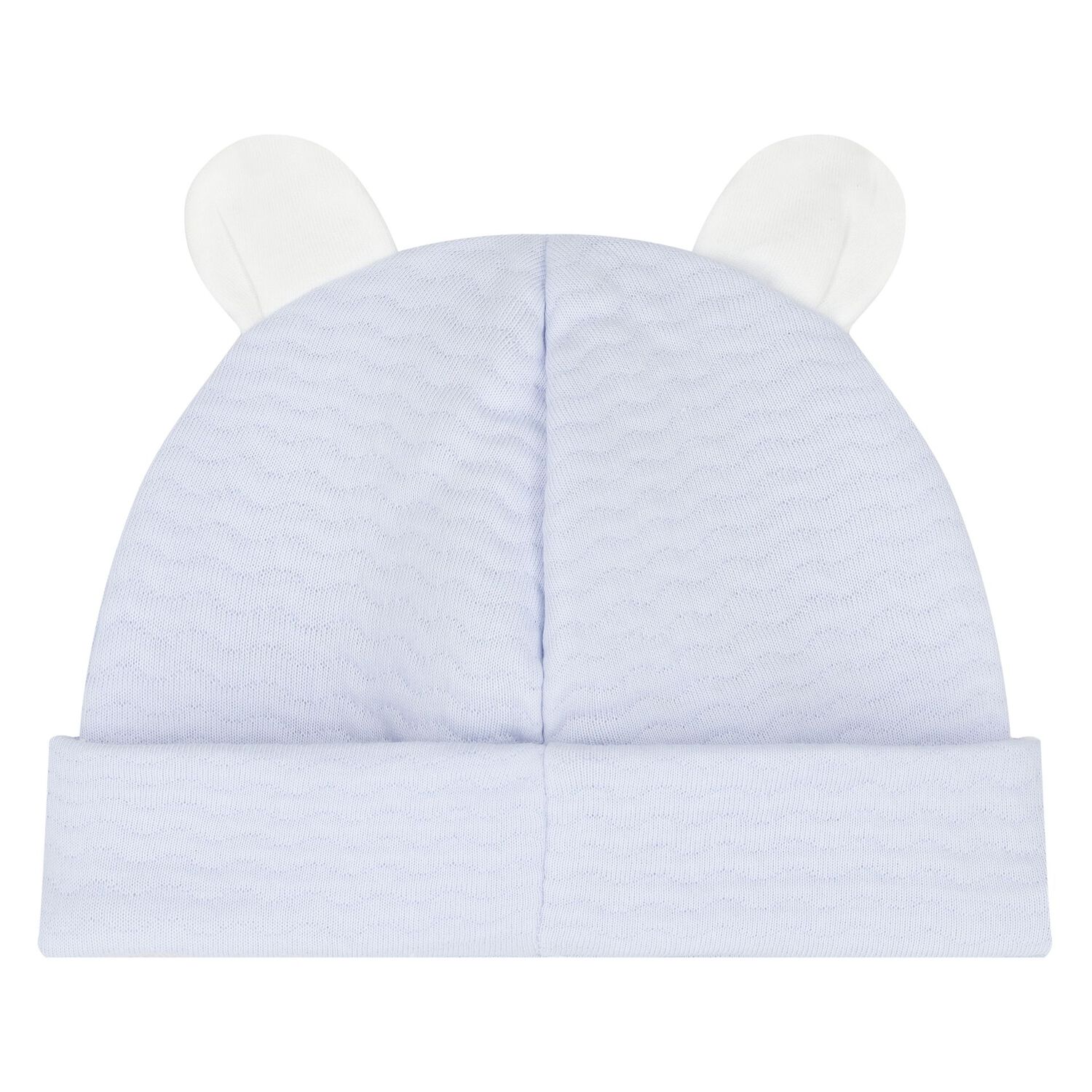 Baby Boys Blue Embroidered Hat, 1, hi-res