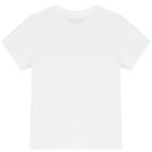 تيشيرت بشعار تيدي باللون الأبيض, 1, hi-res