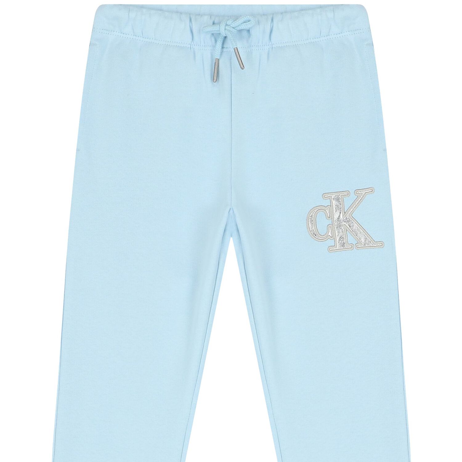 Girls Blue Logo Joggers, 1, hi-res