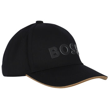 Boys Black Logo Cap
