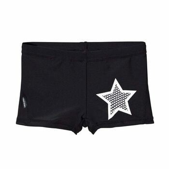 Boys Short Black Swim Shorts