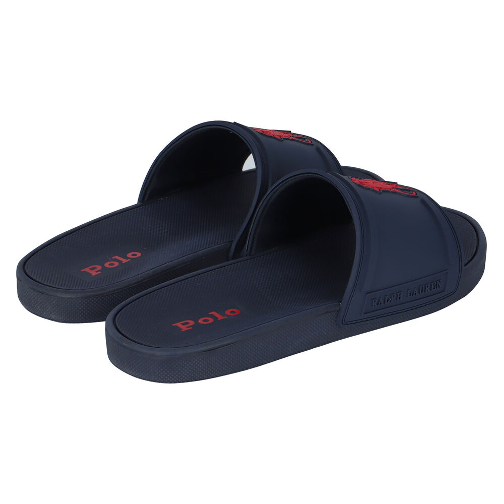 ralph lauren sliders navy