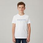 Boys White Logo T-Shirt, 6, hi-res