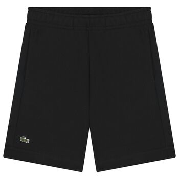 Boys Black Logo Shorts