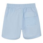 Boys Blue Logo Swim Shorts, 1, hi-res