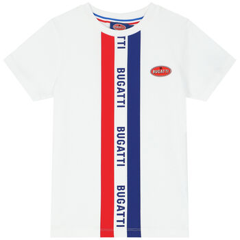 Boys White Logo T-Shirt