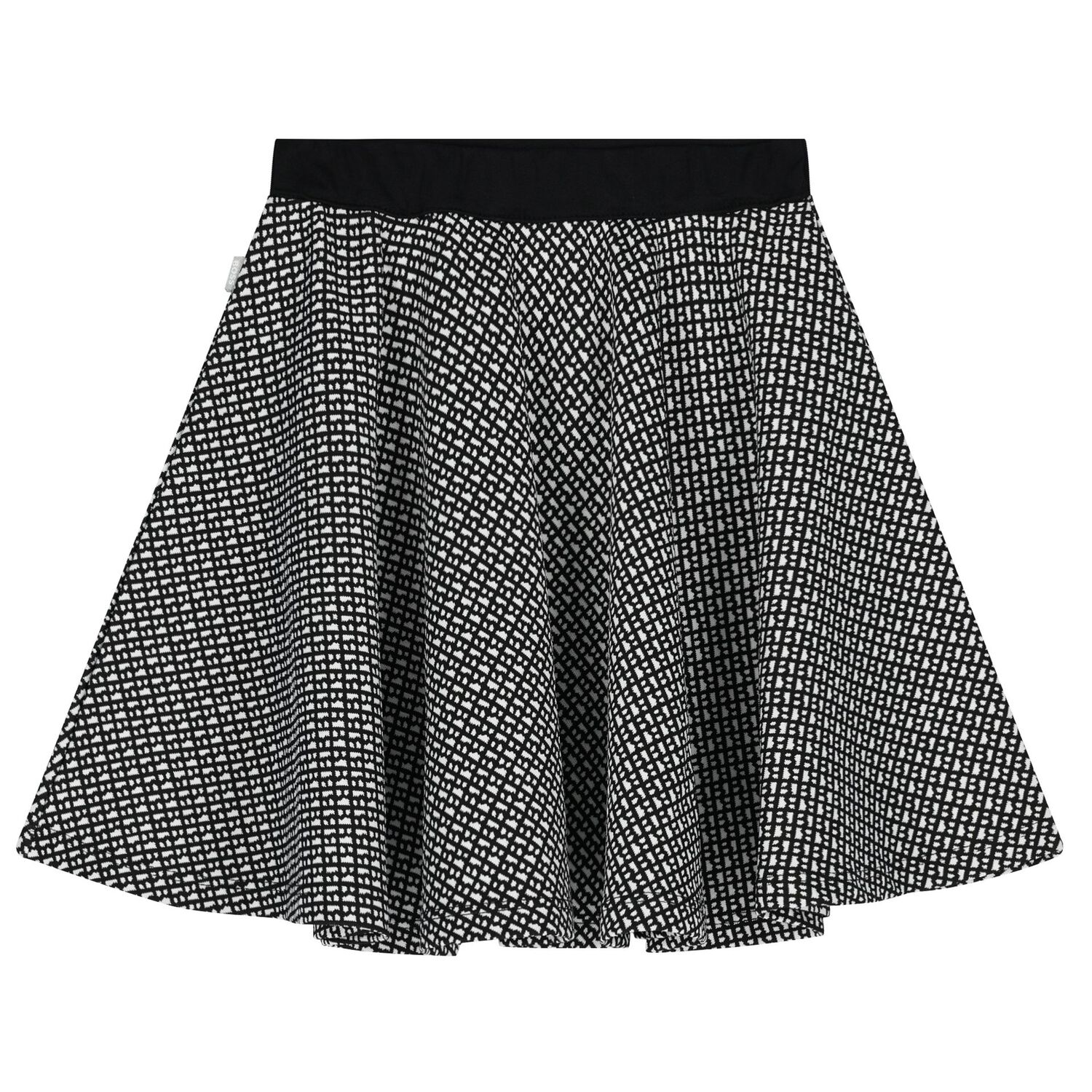 Girls Black & White Logo Skirt, 1, hi-res image number null