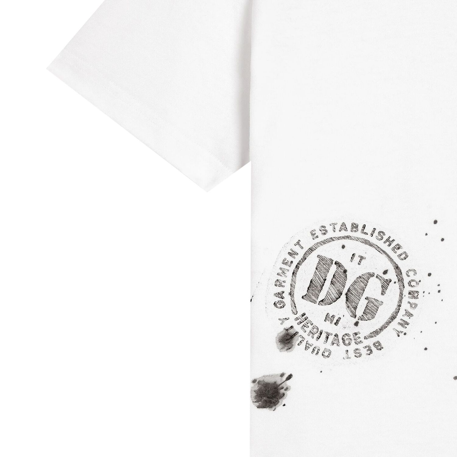 Boys White Logo T-Shirt, 1, hi-res