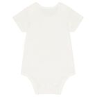 طقم هدايا اطفال بطبعة دب مرح باللون العاجي, 1, hi-res