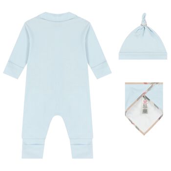 Blue Romper Baby Gift Set