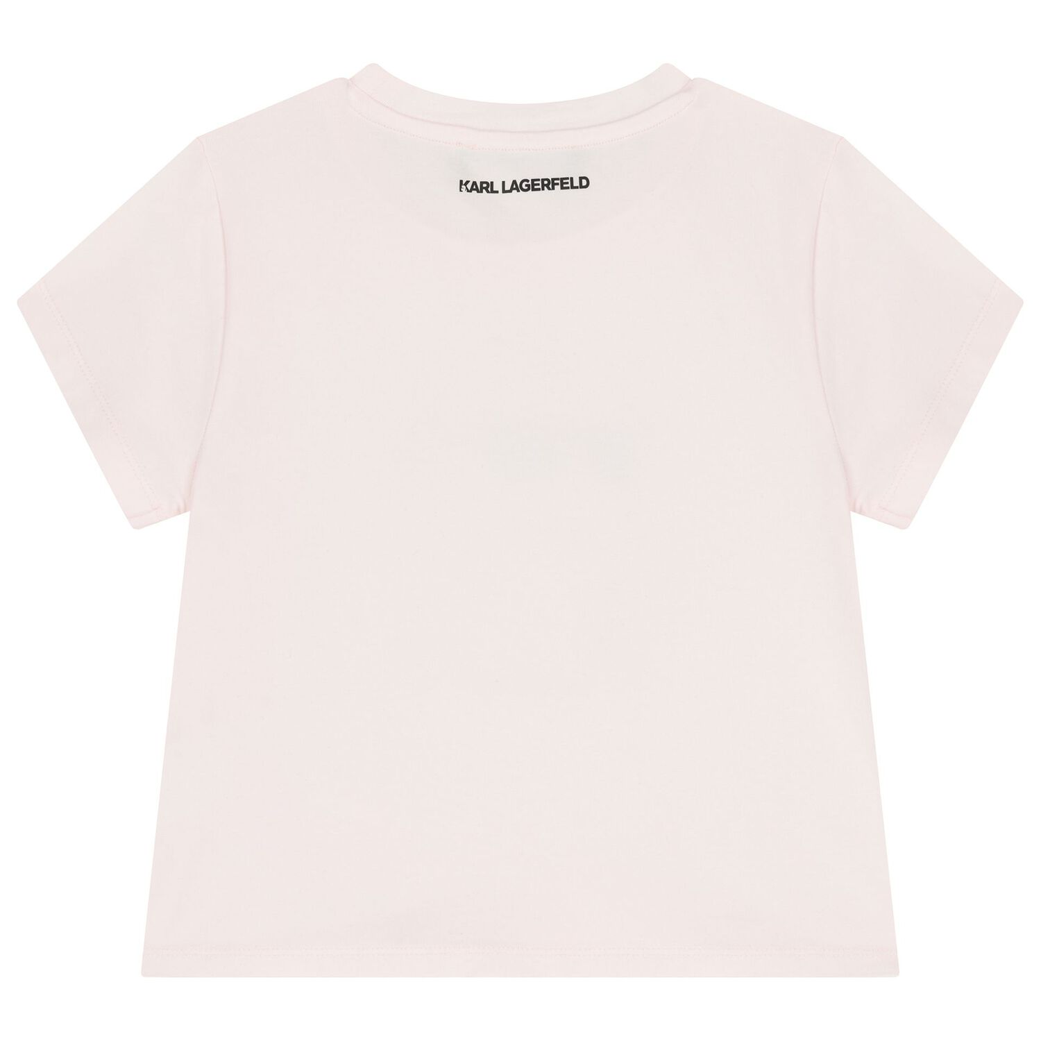 Girls Pink Choupette Logo T-Shirt, 1, hi-res