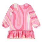 Younger Girls Pink & Ivory Iride Dress, 1, hi-res