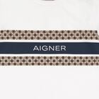 Boys White Logo T-Shirt, 1, hi-res