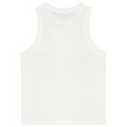 Girls White Bow Top, 1, hi-res