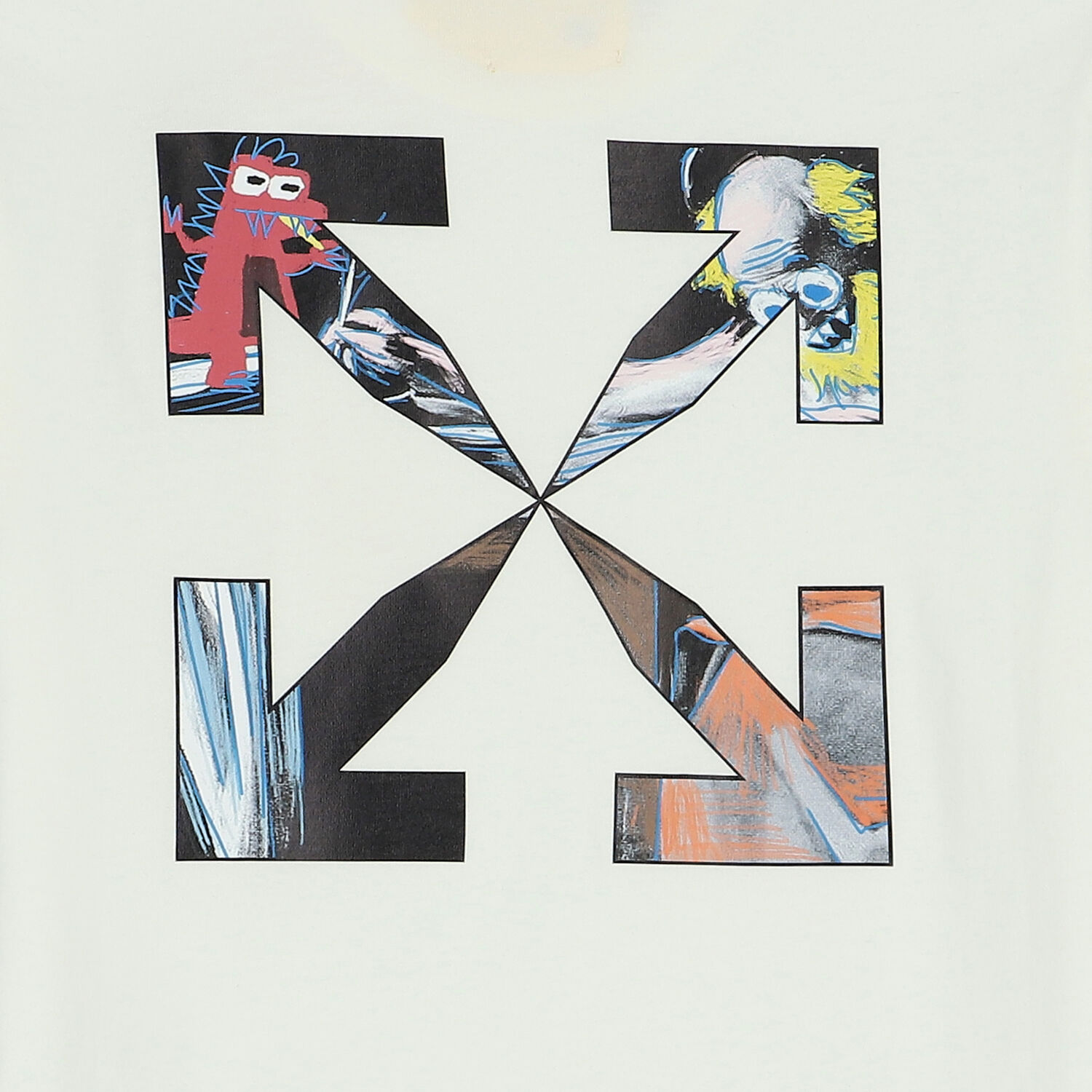 Grey Monster Arrow Logo T-Shirt, 3, hi-res image number null