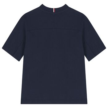 Boys Navy Blue Logo T-Shirt, 1 Boys Navy Blue Logo T-Shirt