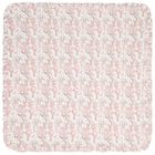 Baby Girls White & Pink Africa Blanket, 1, hi-res
