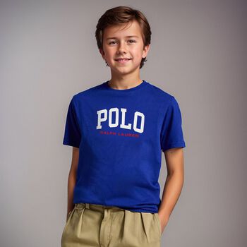 Boys Blue Logo T-Shirt